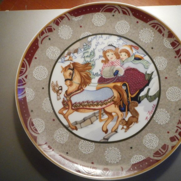 Four plates Villeroy & Boch W.Germany Renee Faure - Picture 7 of 8